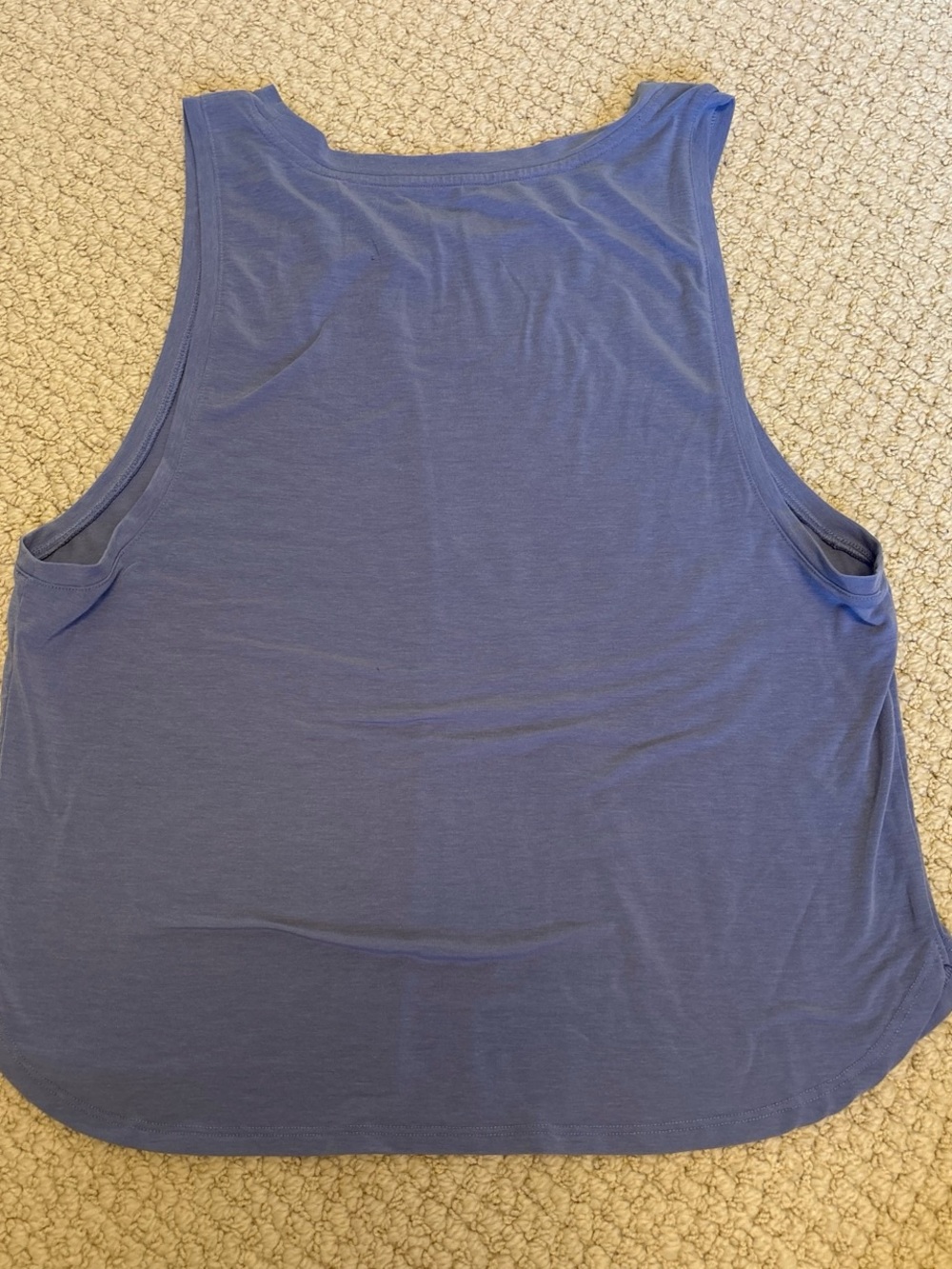 Women’s GapFit Blue Sleeveless Tank Top - Picture 2 of 3